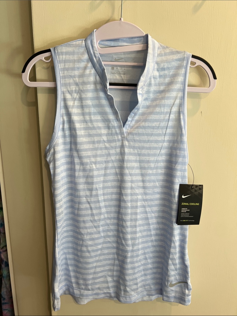 Nike Women's Sleeveless Striped Polo